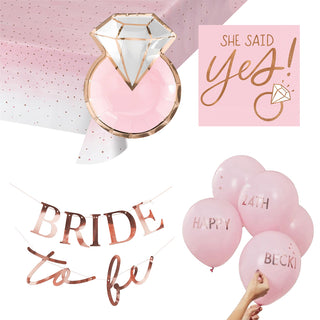 Rosé All Day Bridal Shower Essentials - 27 Pc - SAVE 40%