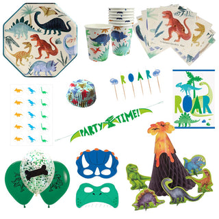 Deluxe Dinosaur Party Pack for 8 - SAVE 9%