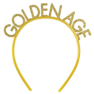 Amscan | Over the hill golden age headbands - 6 pack | Milestone party supplies