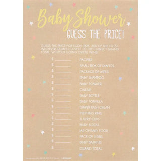 Baby Shower Guess The Price Game | Baby Shower Supplies