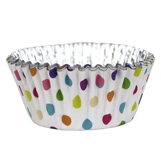 Multi Dots Foil Baking Cups | Polka Dot Party Supplies NZ