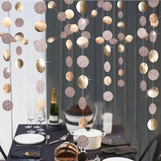 Rose Gold Dot Banner | 20s Party Theme & Supplies | The Studio Workshop
