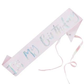 Ginger Ray | Pastel Party Birthday Sash | Pastel Party Supplies
