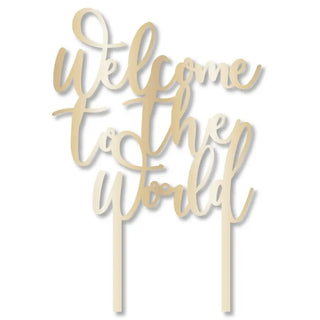 Welcome to the World Cake Topper | Baby Shower Supplies NZ