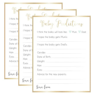 Baby Predictions Game | Baby Shower Supplies NZ