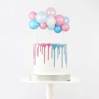 Gender Reveal Balloon Garland Cake Topper | Gender Reveal Supplies