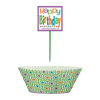 Citrus Dot Cupcake Kit | Polka Dot Party Theme & Supplies |