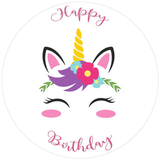 Unicorn Edible Cake Image | Unicorn Cake Decorations