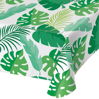 Tropical Leaf Tablecover | Jungle Safari Animal Party Supplies