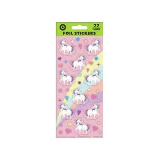 Rainbow Unicorn Stickers | Unicorn Party Supplies