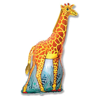 Flexmetal | Giraffe supershape foil balloon | Jungle & safari party supplies