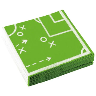Kicker Party Soccer Field Napkins | Soccer Party Supplies NZ