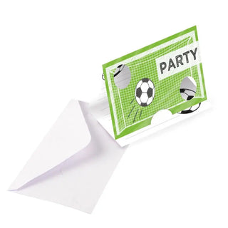 Soccer kicker party invitations | Soccer Party Supplies NZ