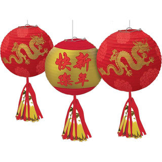 Chinese New Year Lanterns & Tassels | Chinese New Year Decorations NZ