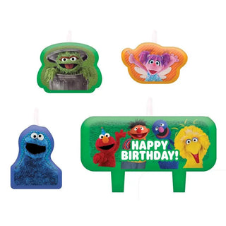 Sesame Street Happy Birthday Candle Set | Sesame Street Party Supplies NZ