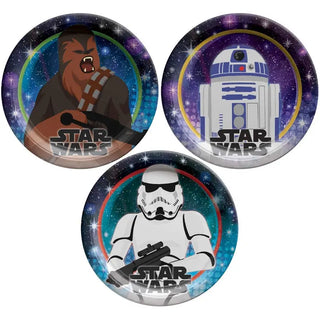 Star Wars Galaxy Plates | Star Wars Party Supplies