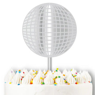 Disco Ball Acrylic Cake Topper | Disco Party Supplies NZ
