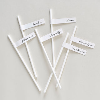 Ginger Ray Hen Party | Ginger Ray Bridal Shower | Ginger Ray Straws | Team Bride Straws | Paper Straws 