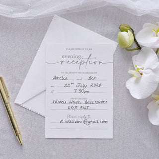 Ginger Ray Modern Luxe | Ginger Ray Modern Luxe Wedding | Ginger Ray Invitations | Wedding Reception Invitations | Simple Wedding Invitations 