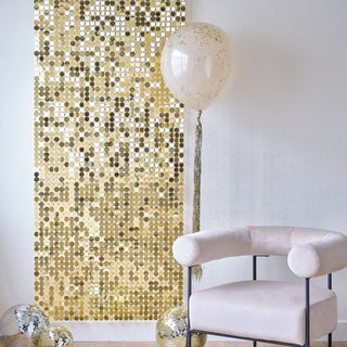 Ginger Ray Gold Party | Ginger Ray Backdrop Shimmer Wall | Gold Shimmer Backdrop