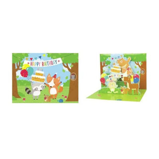 Artwrap / forestfriendsbirthdaycard-paperpopupcard / Gift Card