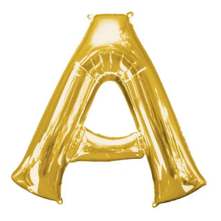 Anagram Gold Jumbo Letter Foil Balloon - A
