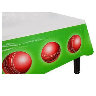 Amscan | Howzat! Cricket Ball Tablecover | Cricket Party Theme & Supplies