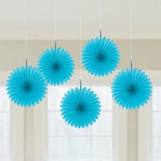 Blue Fan Decorations | Blue Party Theme and Supplies