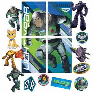 Toy Story Buzz Lightyear Scene Setter Backdrop with Photo Props