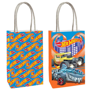 Hot Wheels Paper Kraft Bags | Hot Wheels Party Supplies NZ