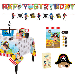 Premium Little Pirate Party Pack for 8 - SAVE 10%
