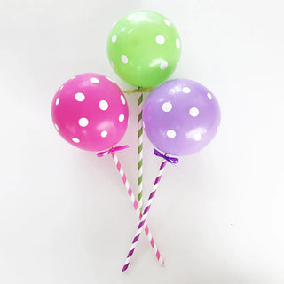 Polka Dot Balloon Cake Topper Set | Polka Dot Party Theme & Supplies |