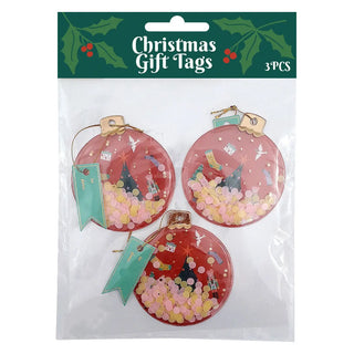 Unknown | Bauble gift tags 3 pack | Christmas party supplies
