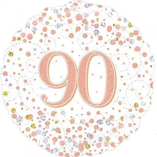 Rose Gold 90th Birthday Balloon | 90th Birthday Party Supplies
