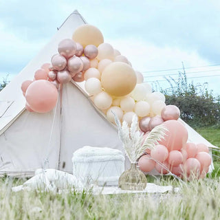 Ginger Ray | Luxe Peach Nude & Rose Gold Balloon Arch Kit