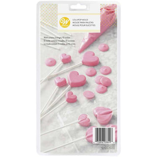 Wilton Baking Supplies | Wilton Lollipop Mould | Valentines Baking Supplies | Mini Hearts Lollipop Mould | Lollipop Mould 