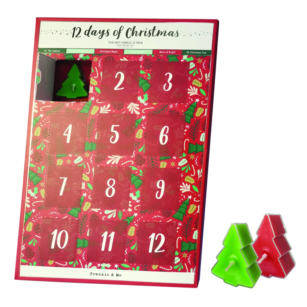 Christmas Scented Tealight Candle Advent Calendar NZ Build a Birthday NZ