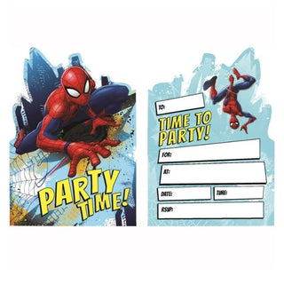Spiderman Party Invitations | Spiderman Party Supplies NZ