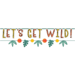 Get Wild | Banner and Garland Kit | Jungle Party