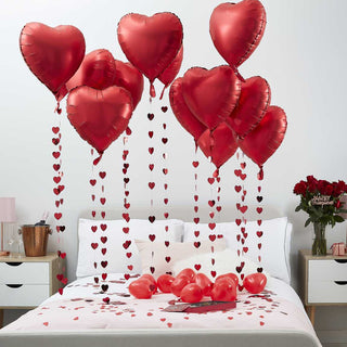 Ginger Ray Valentines Day Heart Balloon Room Decorating Kit | Valentines Day Decorations NZ