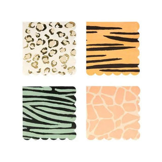 Meri Meri | Safari Animal Print Napkins | Safari Animal Party Supplies