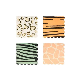 Meri Meri | Safari Animal Print Napkins | Safari Animal Party Supplies