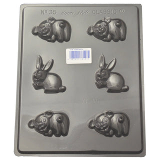 Pig & Rabbit Mould #35