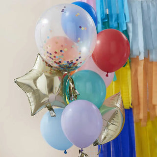 Ginger Ray | Rainbow Balloon Bundle | Rainbow Party Supplies NZ