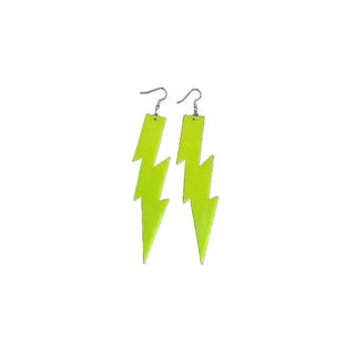 Lightning Bolt Earrings | 1980s Party Supplies NZ