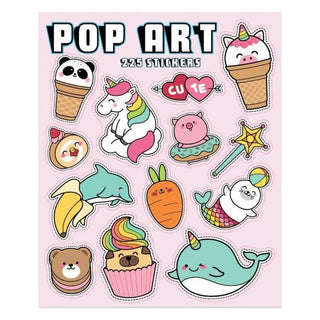 Totally Awesome Limited | Pop Art Sticker Book | Sticker Book | Supplies NZ