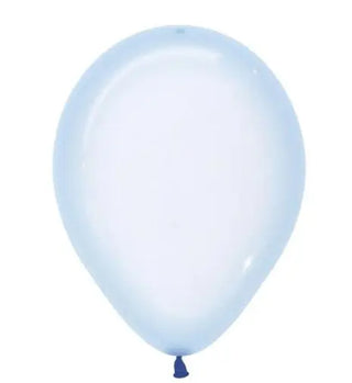 Crystal Pastel Blue Balloon
