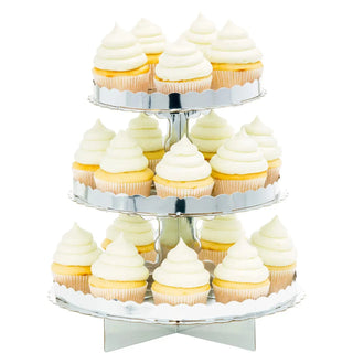 Silver Cupcake Stand | Silver Party Supplies