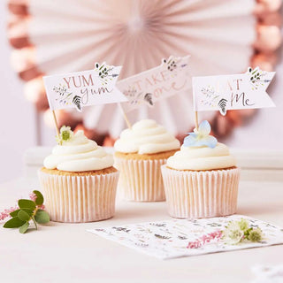 Ginger Ray | Afternoon Tea Cupcake Toppers | Tea Party Supplies NZ