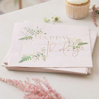Ginger Ray | Floral Tea Party Napkins | Tea Party Supplies NZ